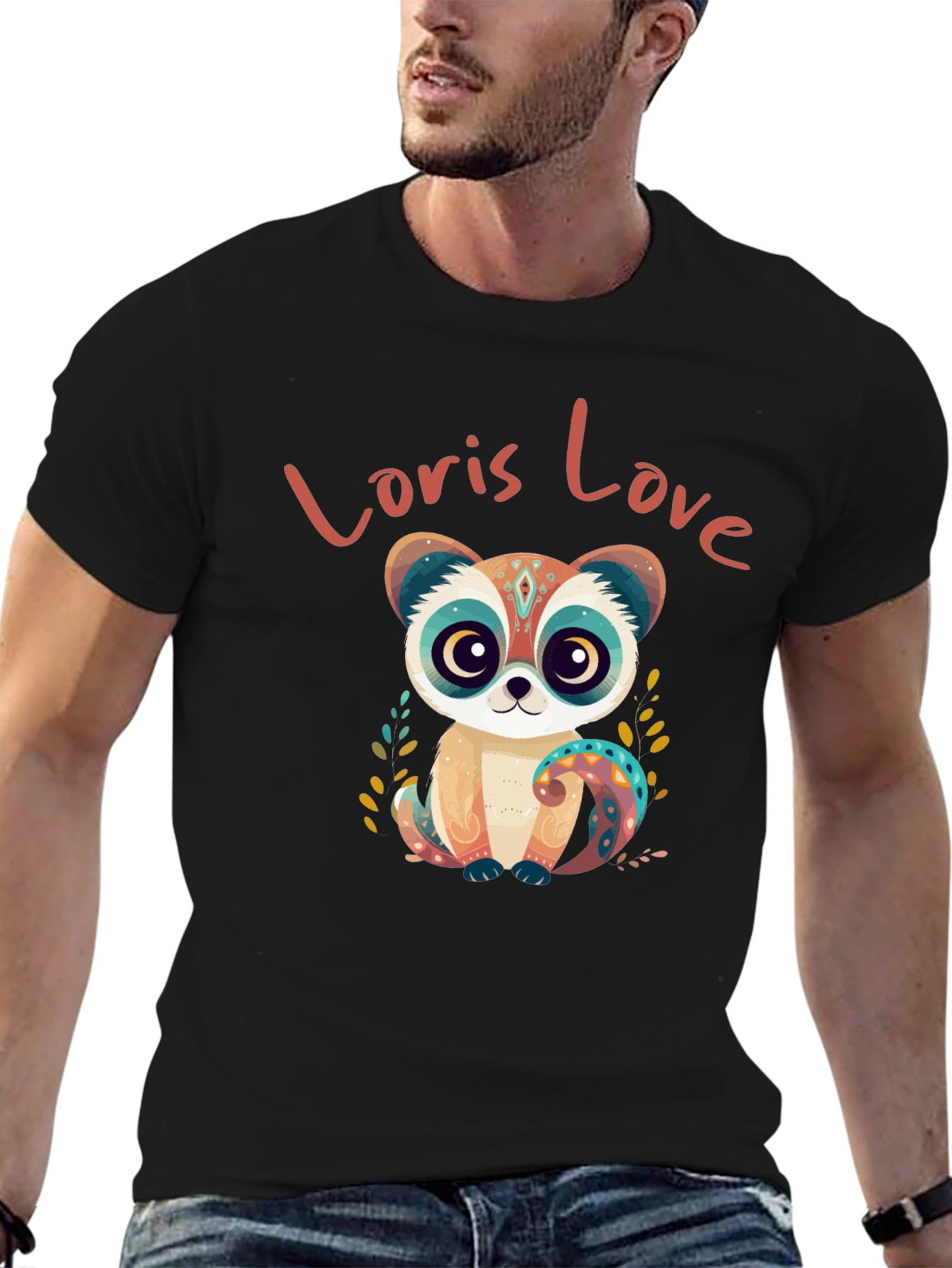 Loris Love Graphic Tee - Cute Animal Shirt