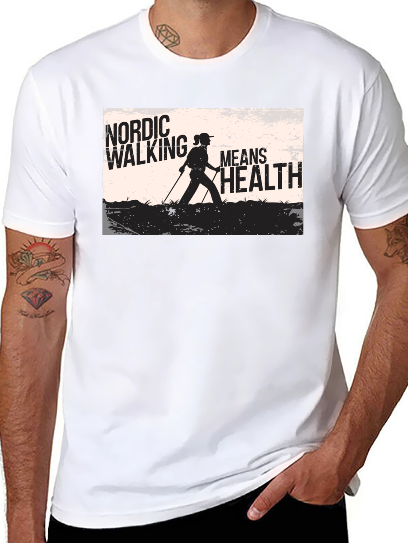 Nordic Walking T-Shirt - Health & Fitness Apparel