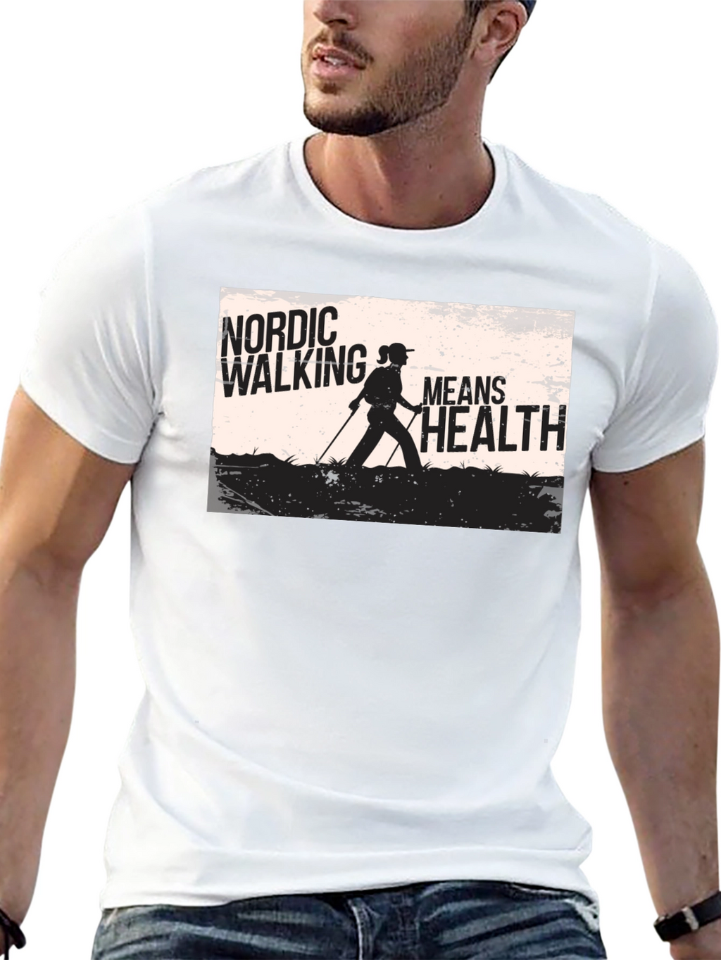 Nordic Walking T-Shirt - Health & Fitness Apparel