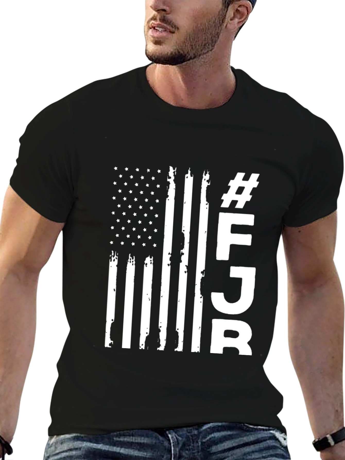 Distressed American Flag FJB T-Shirt