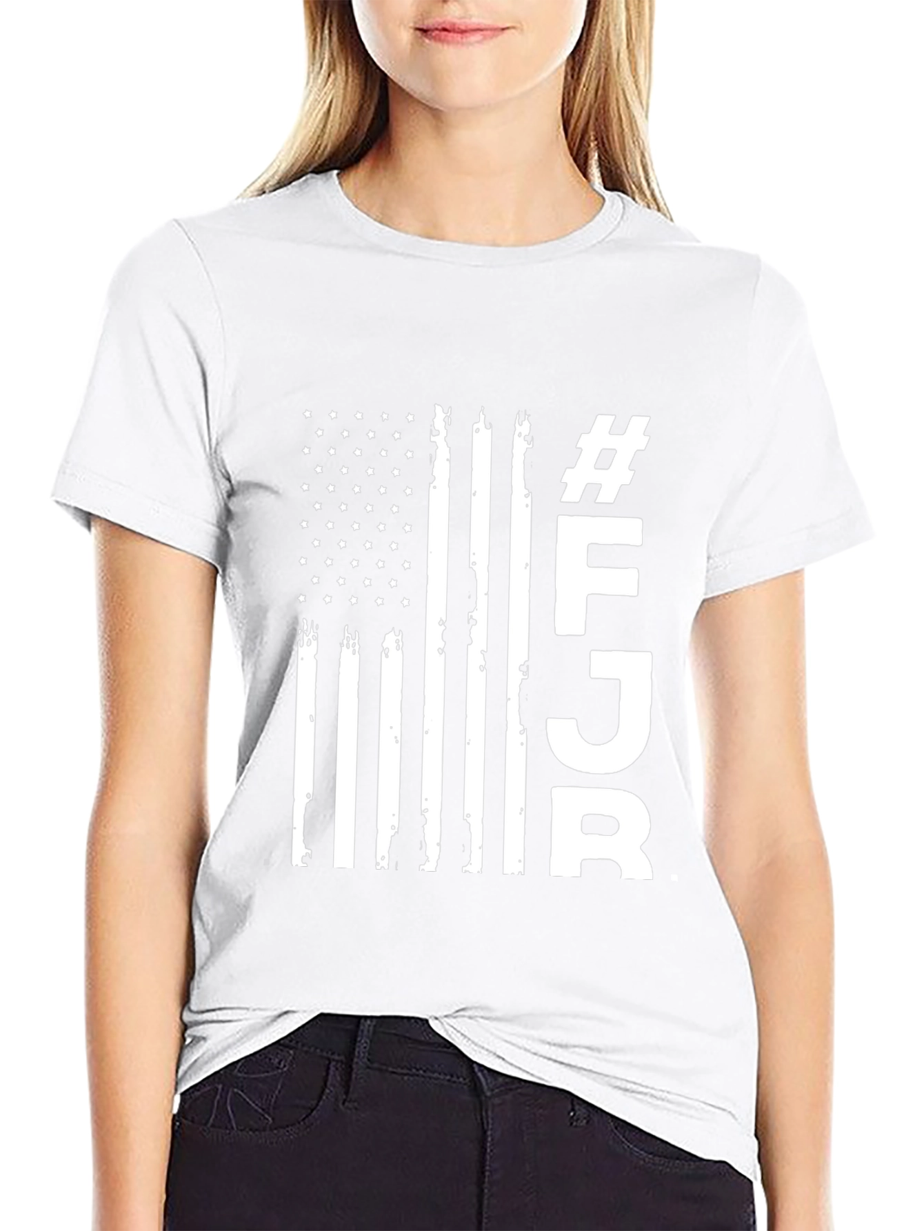 Distressed American Flag FJB T-Shirt