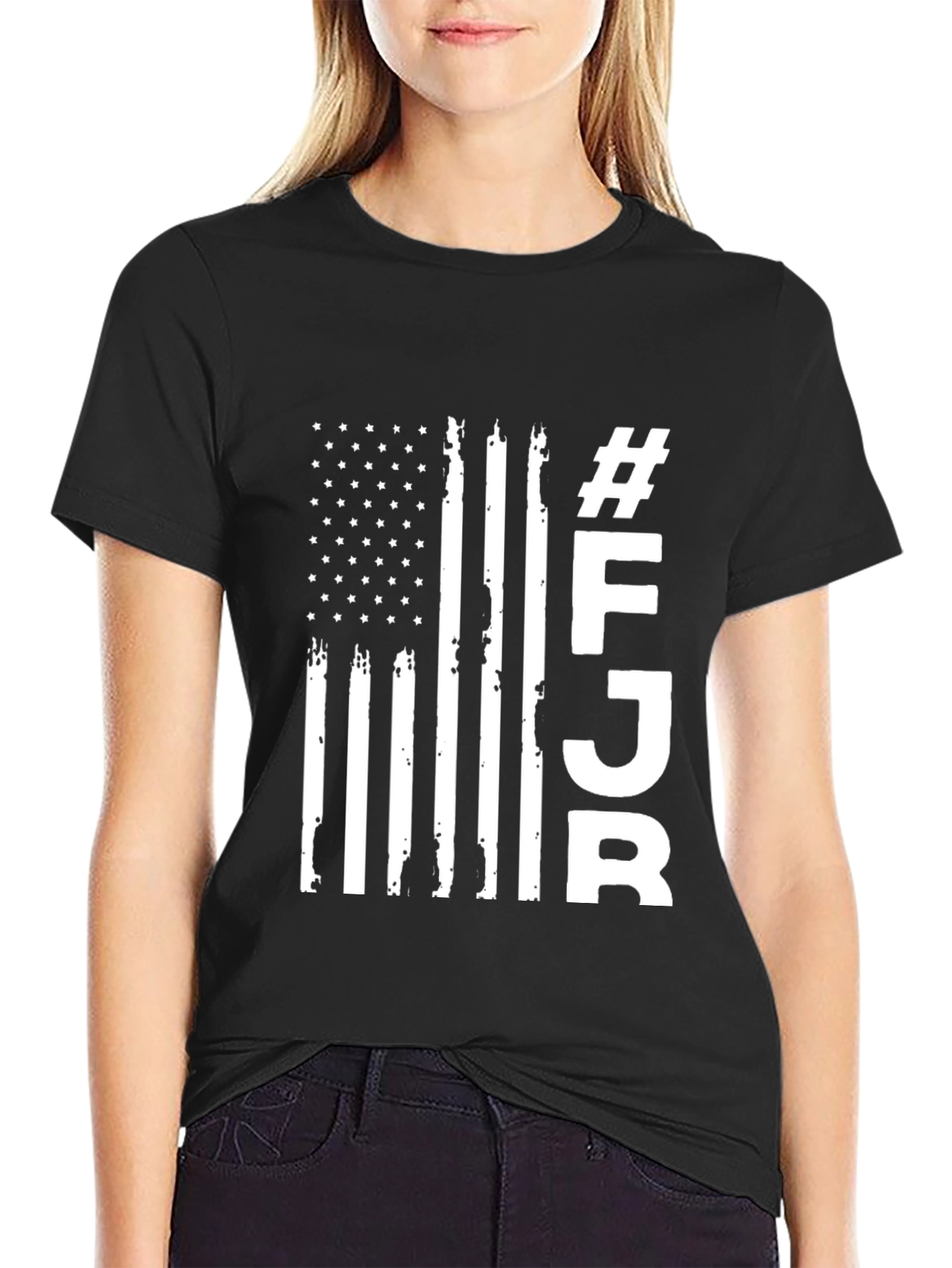 Distressed American Flag FJB T-Shirt