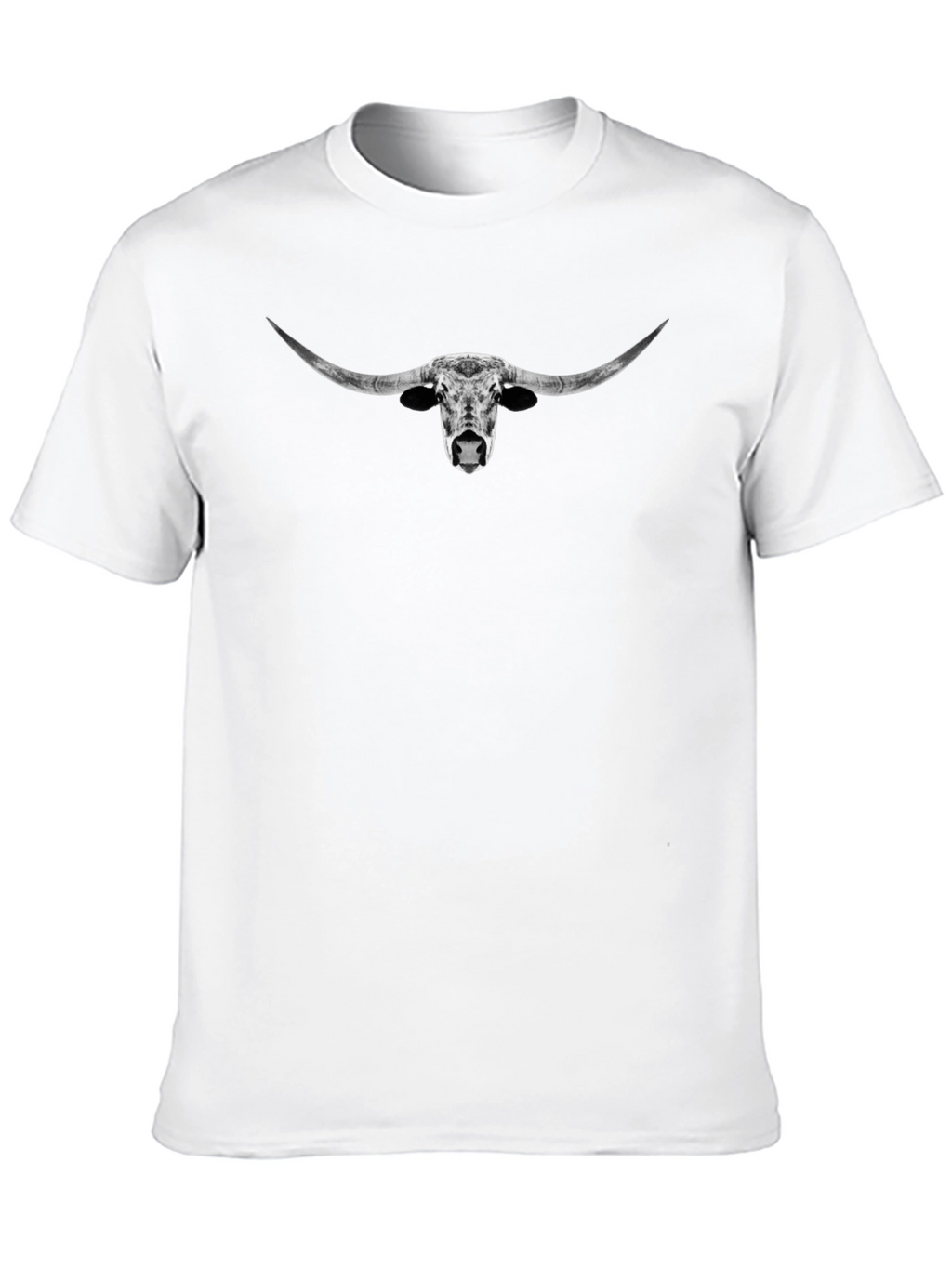 Longhorn Steer Graphic Tee - Unisex Black T-Shirt