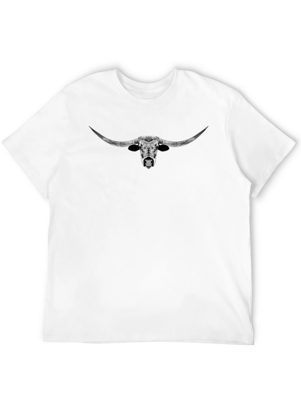 Longhorn Steer Graphic Tee - Unisex Black T-Shirt