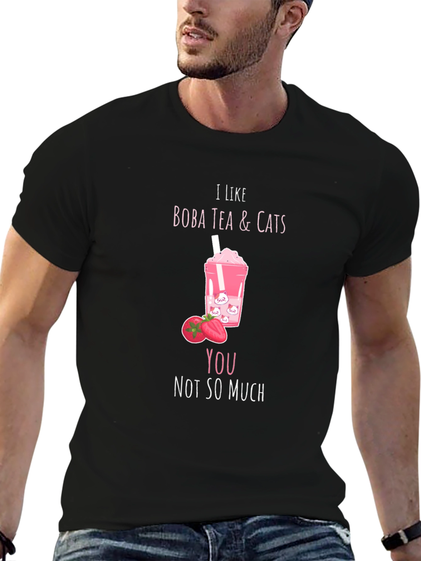 I Like Boba Tea & Cats T-Shirt