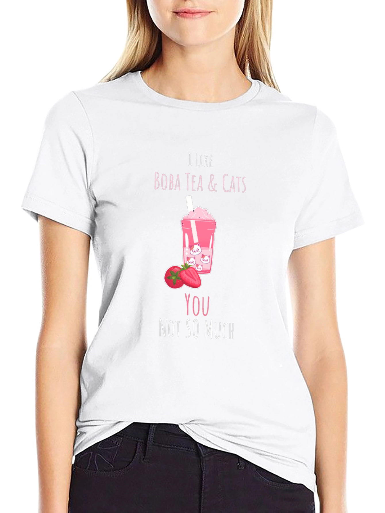 I Like Boba Tea & Cats T-Shirt