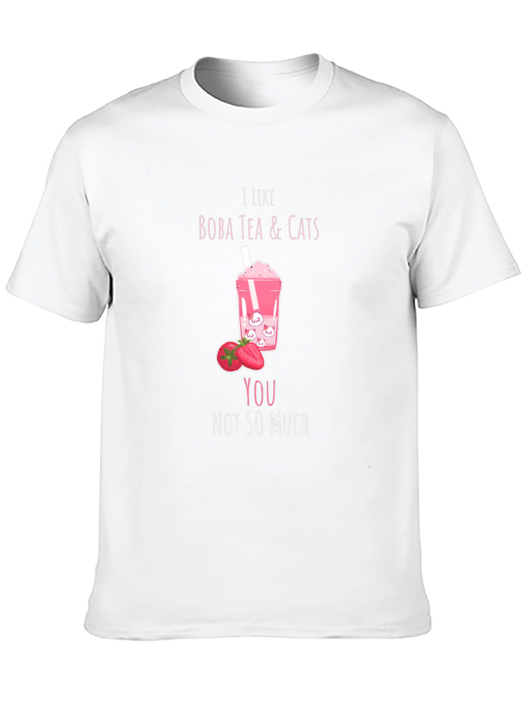 I Like Boba Tea & Cats T-Shirt