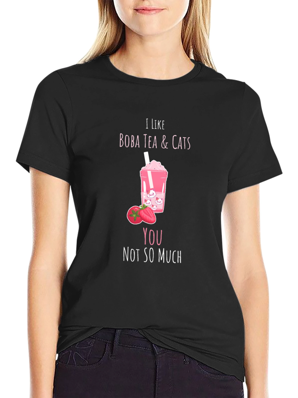 I Like Boba Tea & Cats T-Shirt