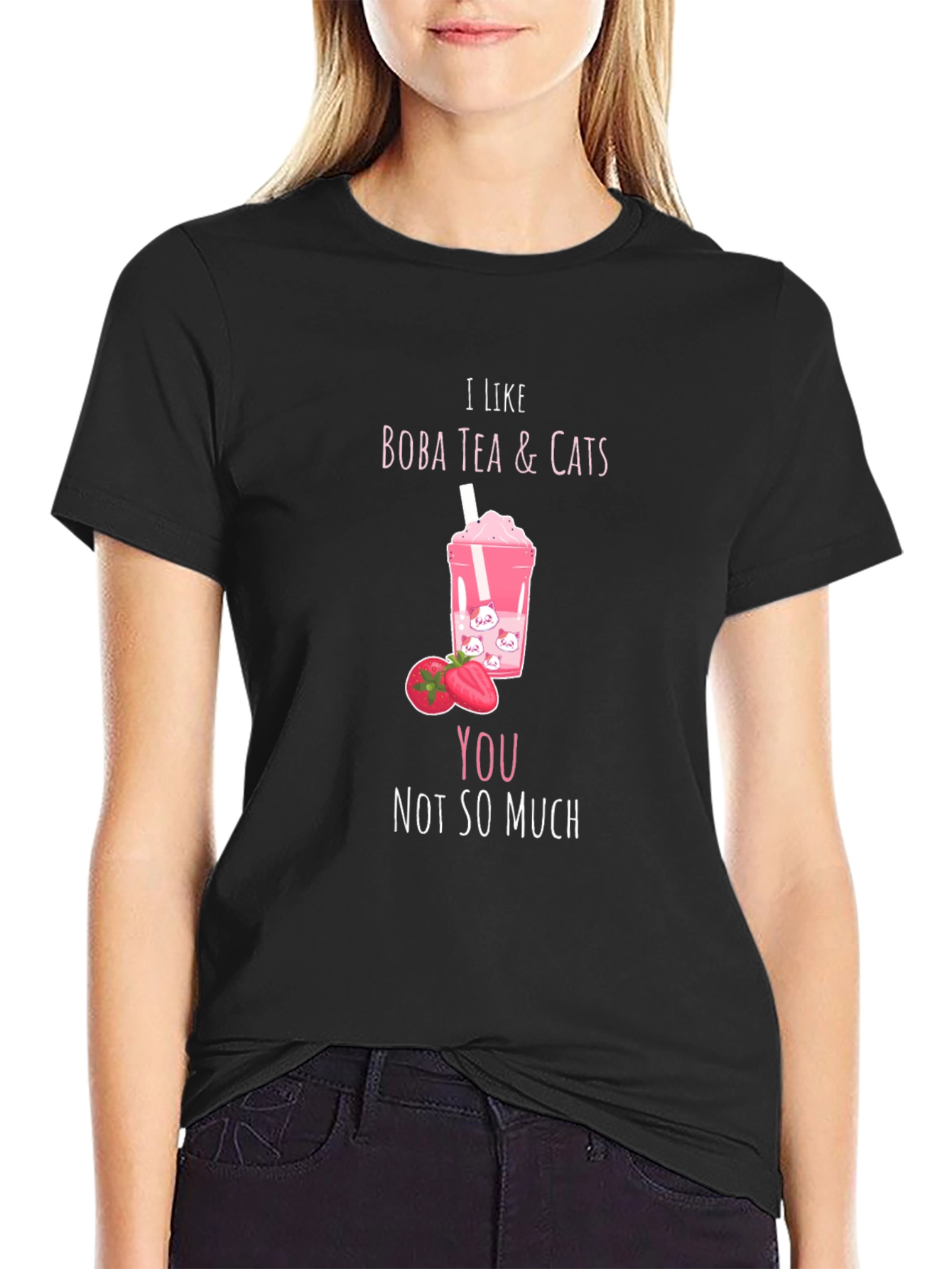 I Like Boba Tea & Cats T-Shirt