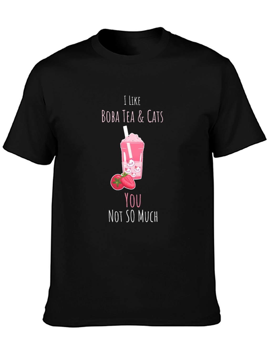 I Like Boba Tea & Cats T-Shirt