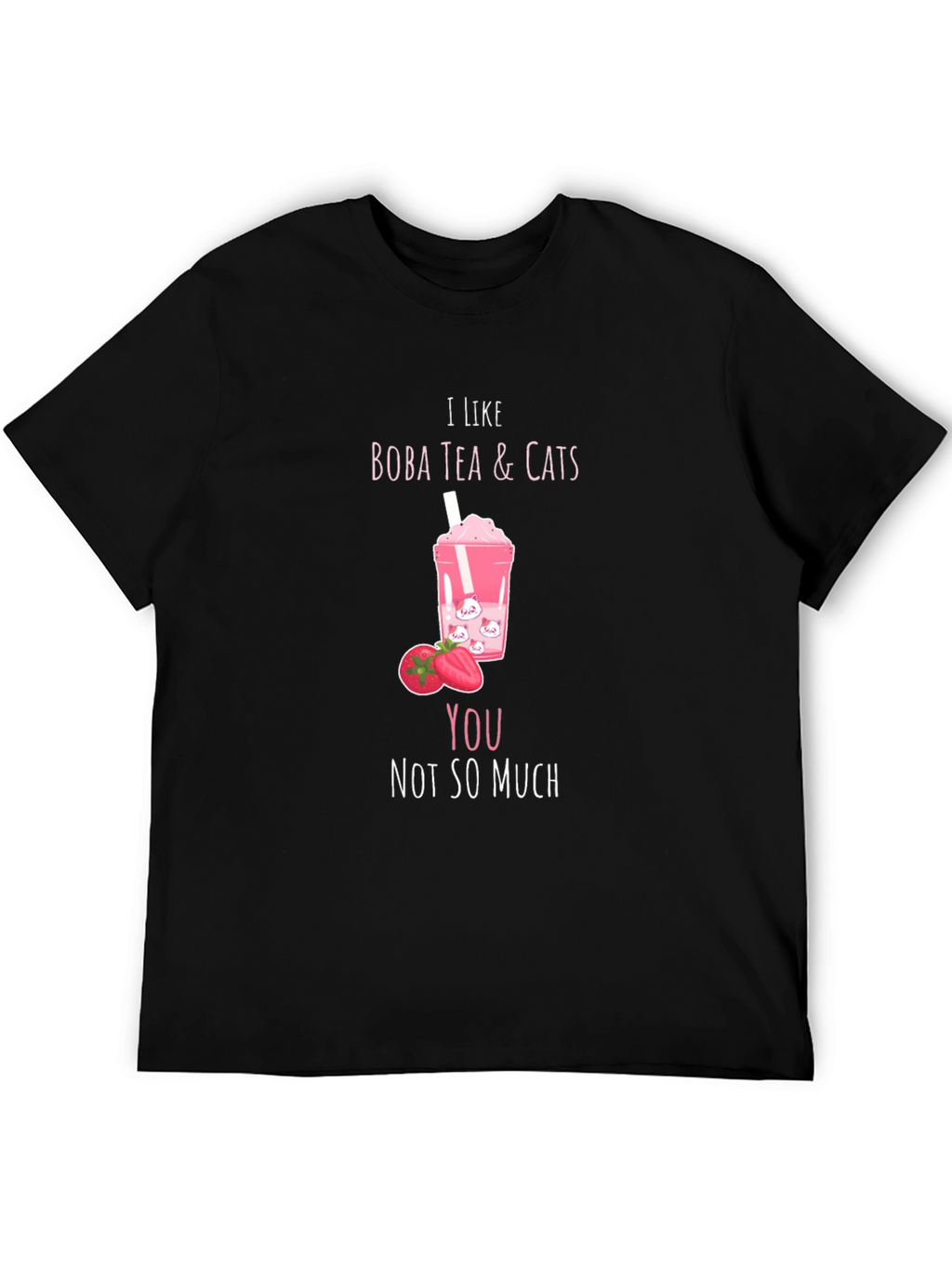 I Like Boba Tea & Cats T-Shirt