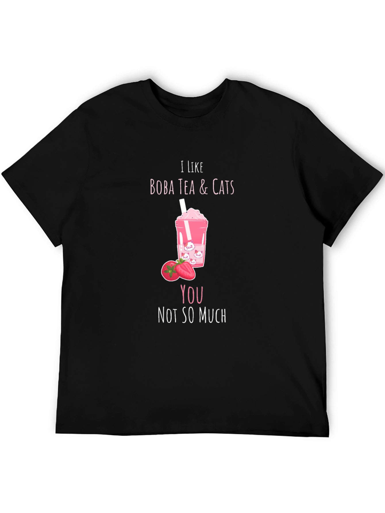 I Like Boba Tea & Cats T-Shirt