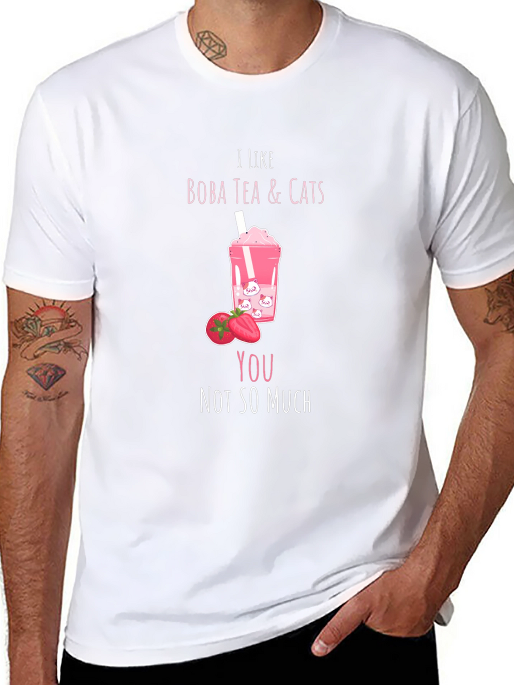 I Like Boba Tea & Cats T-Shirt