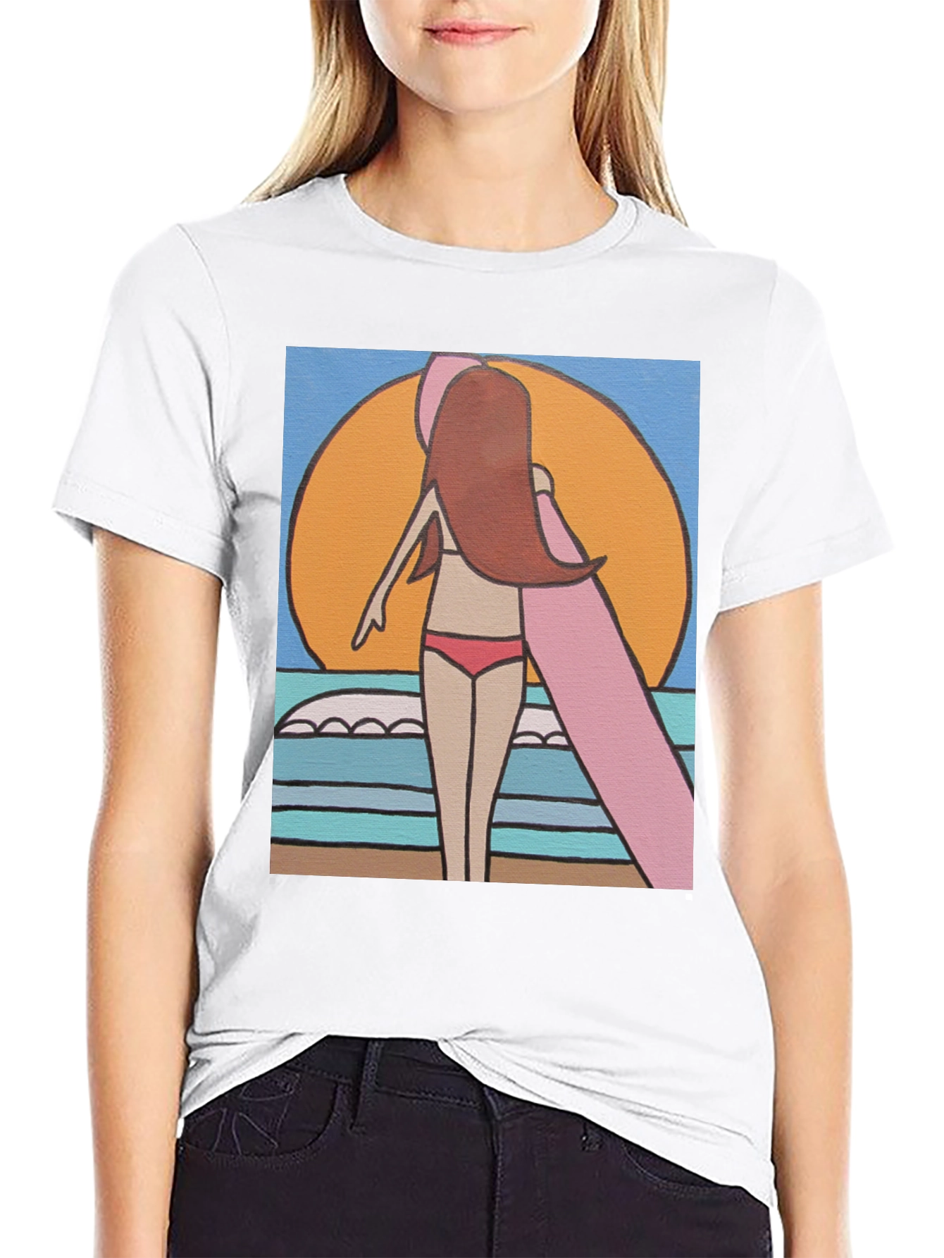 Surfer Girl Graphic Tee