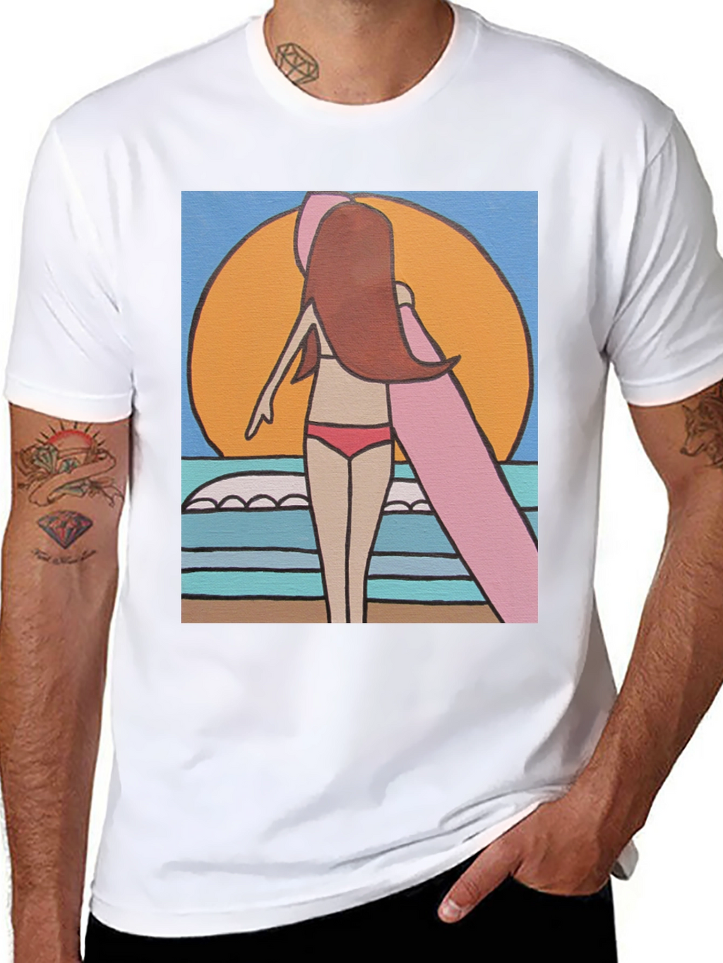 Surfer Girl Graphic Tee