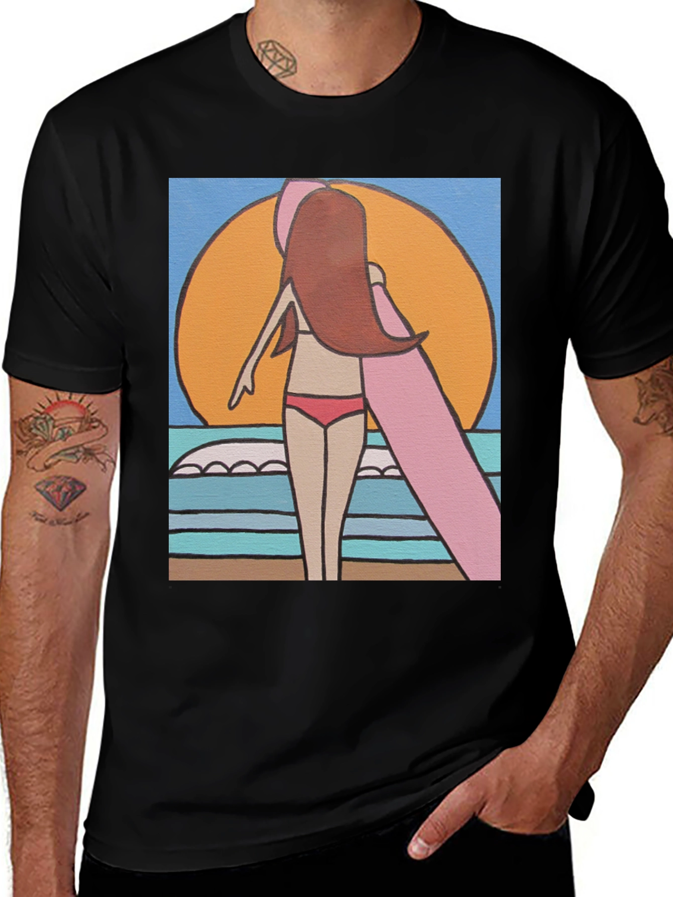 Surfer Girl Graphic Tee