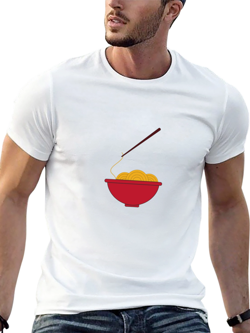 Noodle Bowl Graphic Tee - Casual Comfort