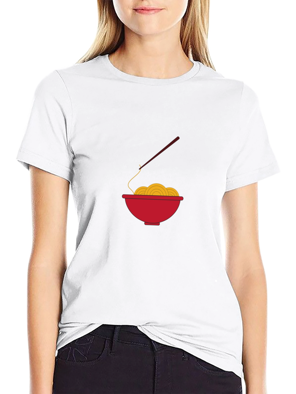 Noodle Bowl Graphic Tee - Casual Comfort