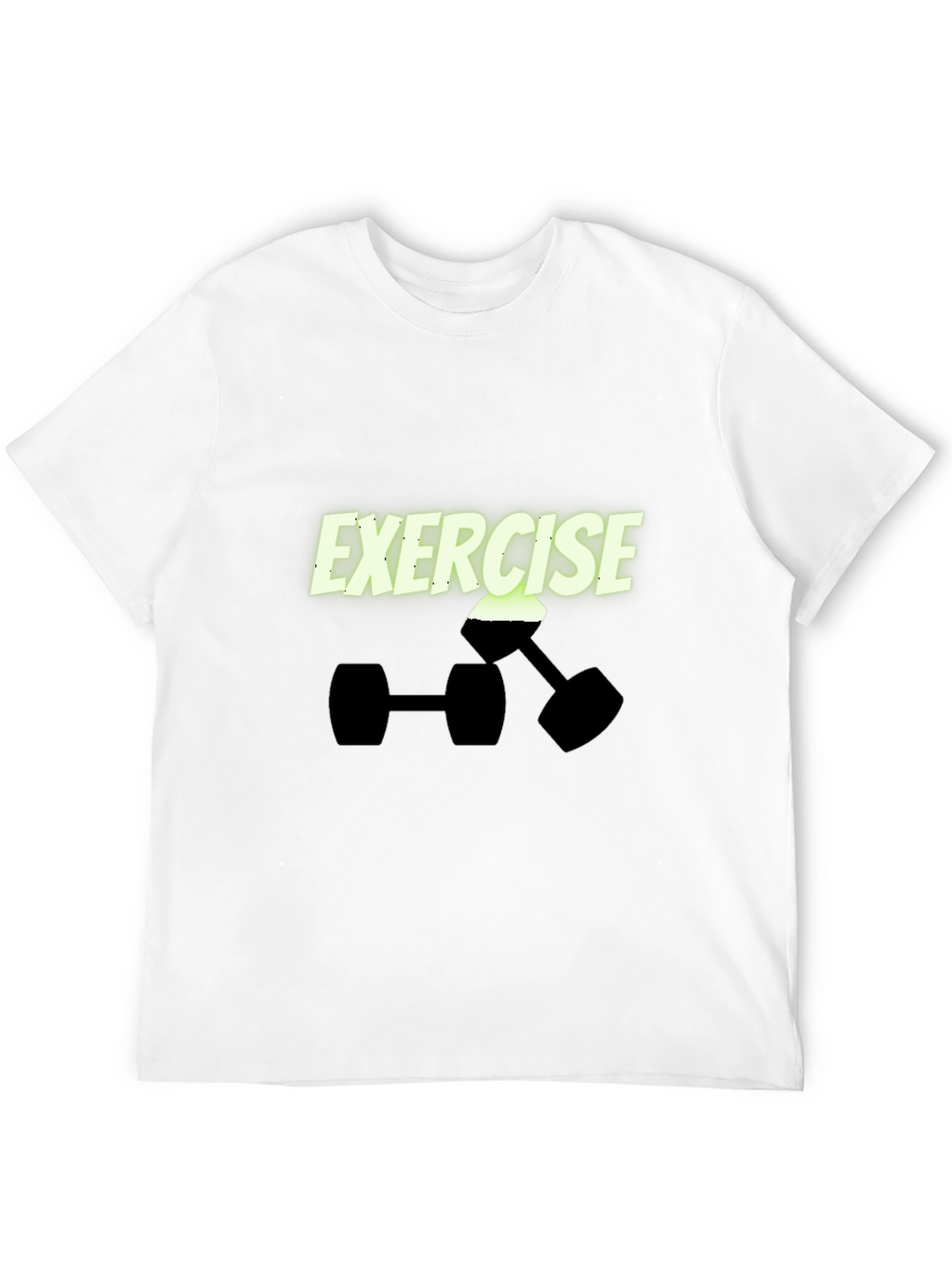 Exercise T-Shirt - Black Graphic Tee