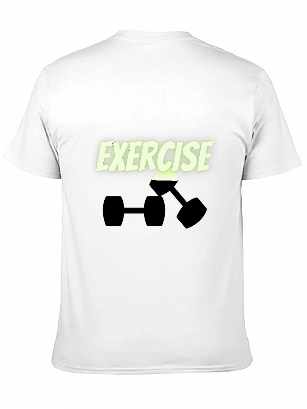 Exercise T-Shirt - Black Graphic Tee