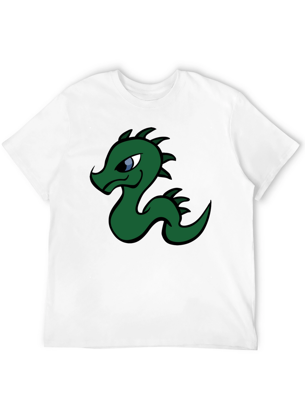 Cool Cartoon Dragon Graphic T-Shirt