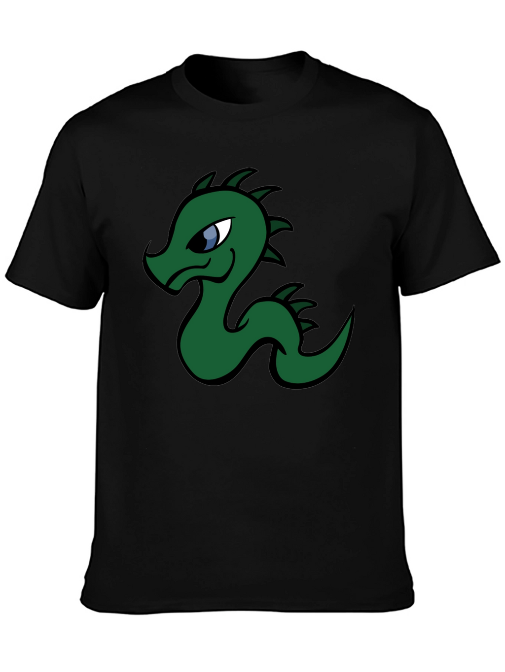 Cool Cartoon Dragon Graphic T-Shirt