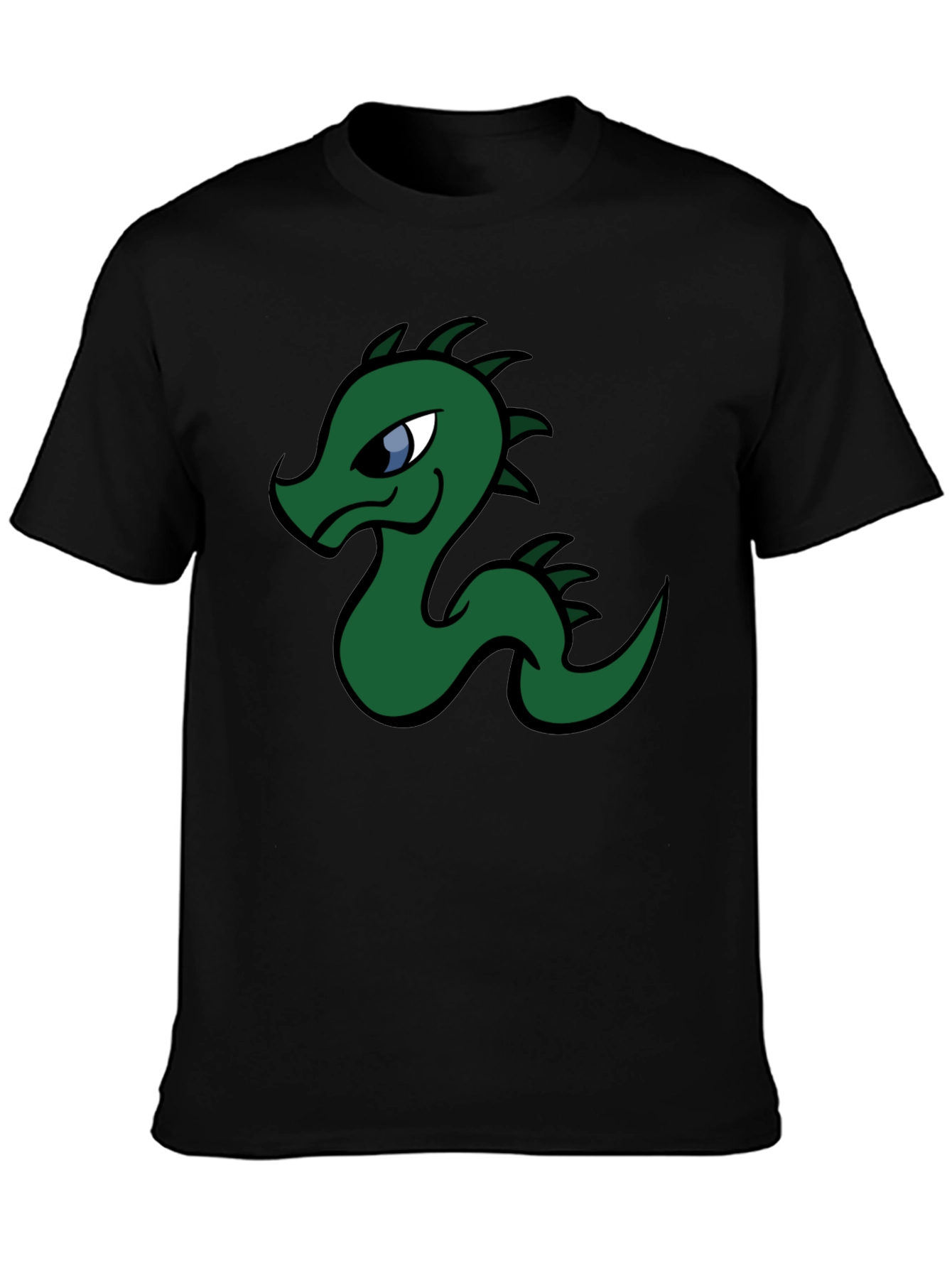 Cool Cartoon Dragon Graphic T-Shirt