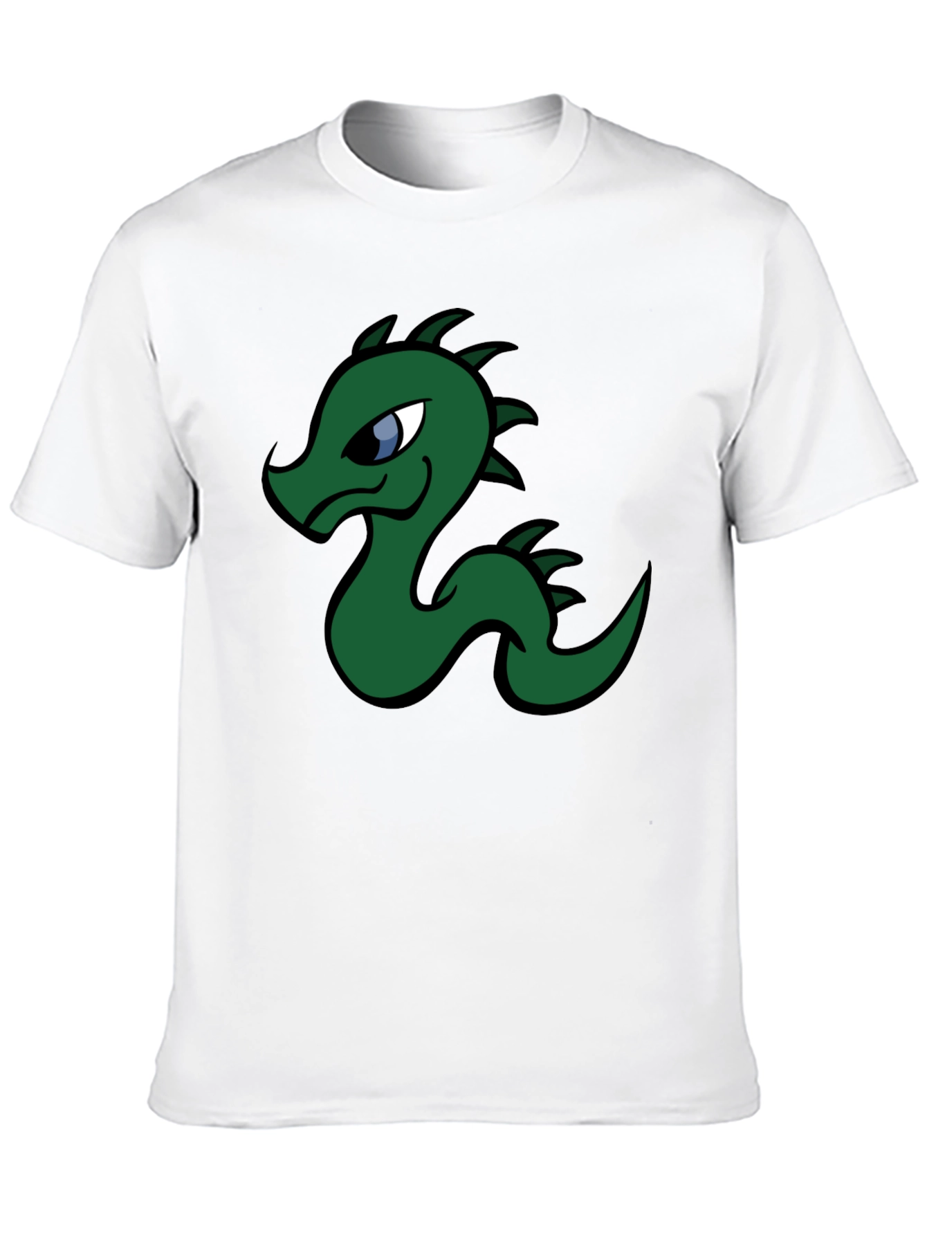 Cool Cartoon Dragon Graphic T-Shirt