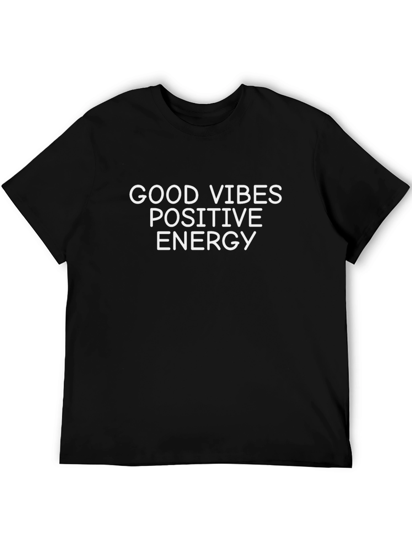 Good Vibes Positive Energy Graphic T-Shirt
