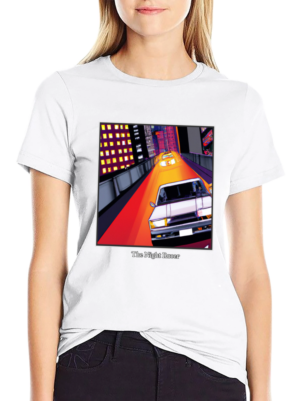 The Night Racer T-Shirt - Retro Car Graphic Tee