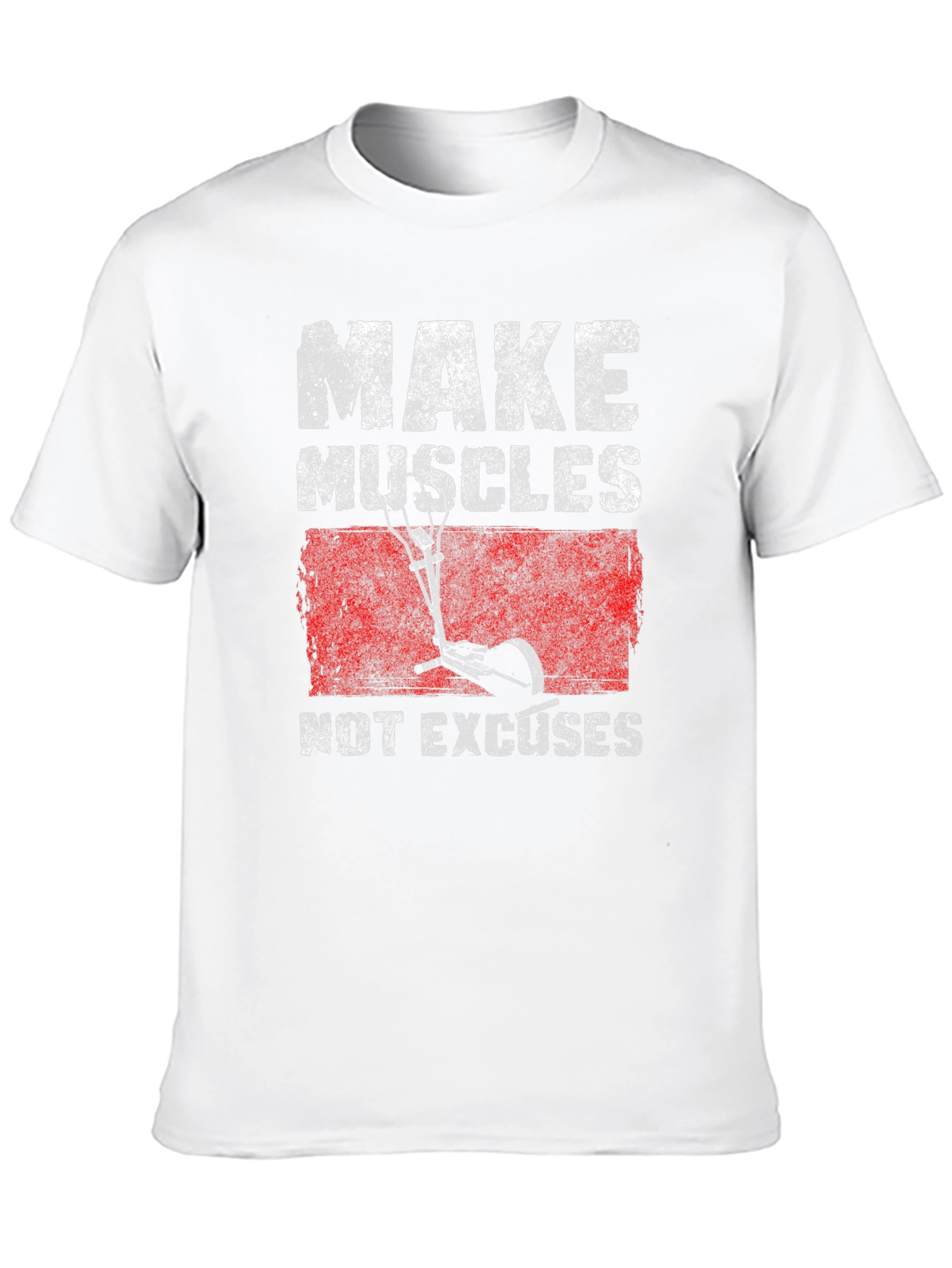 Make Muscles Black Graphic T-Shirt