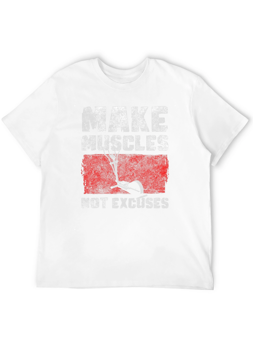 Make Muscles Black Graphic T-Shirt