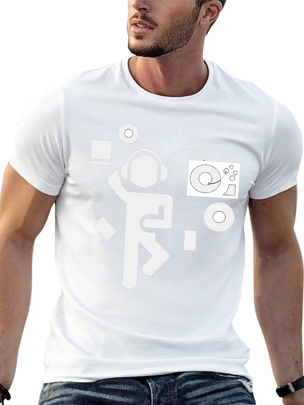 DJ Graphic T-Shirt - Cool Music Lover Tee