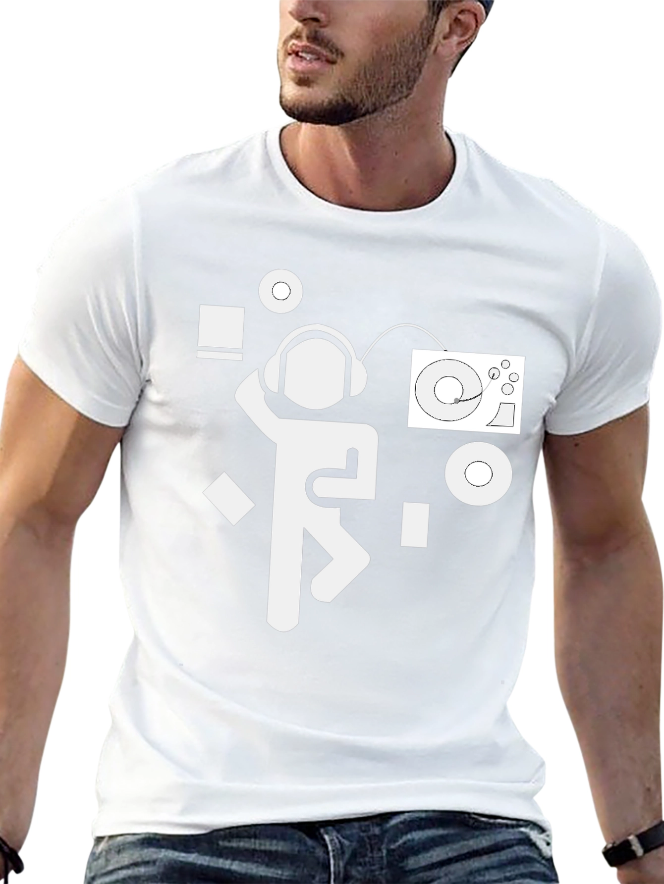 DJ Graphic T-Shirt - Cool Music Lover Tee