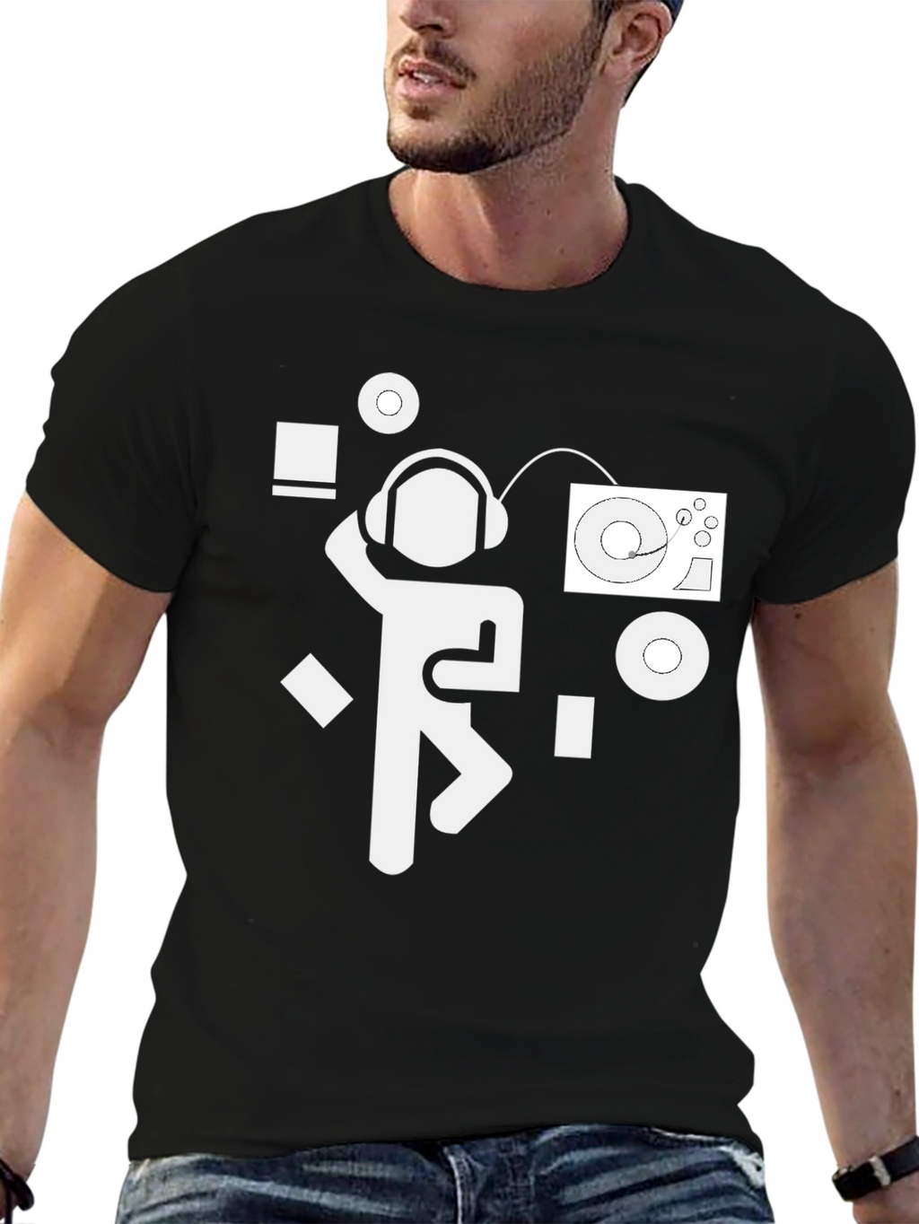 DJ Graphic T-Shirt - Cool Music Lover Tee