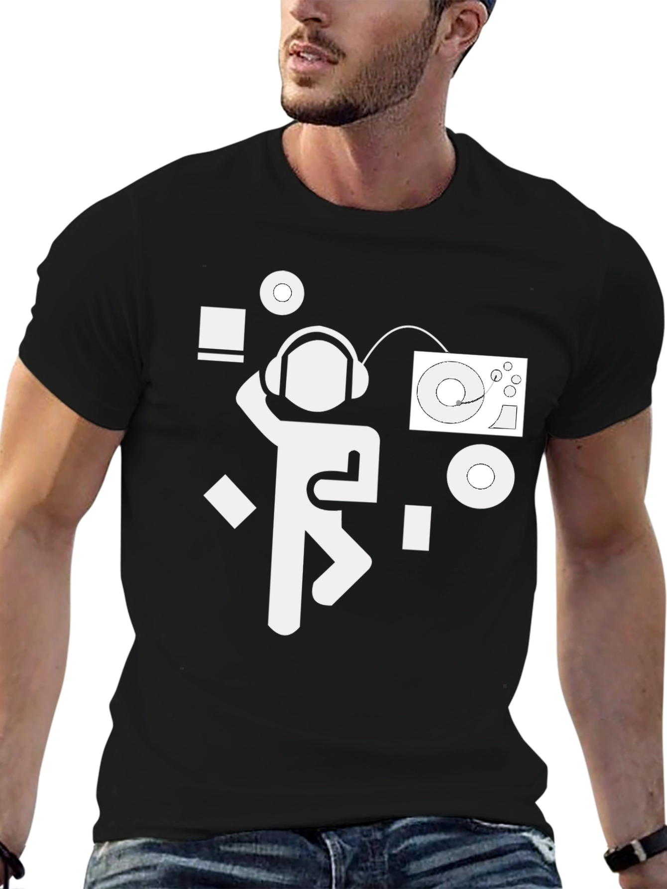 DJ Graphic T-Shirt - Cool Music Lover Tee