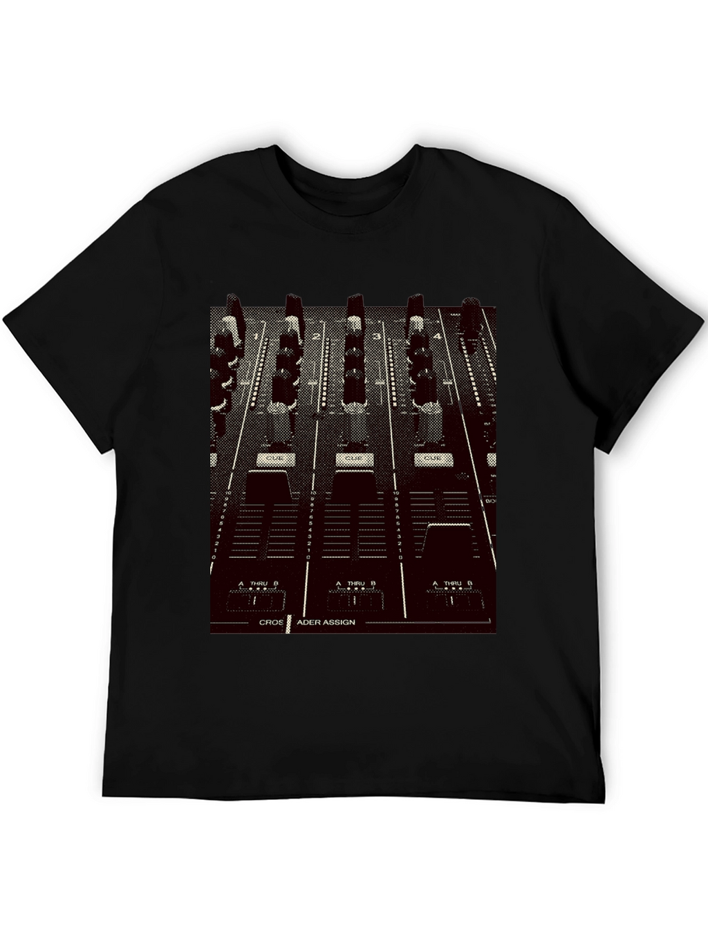 DJ Mixer Graphic Tee - Black
