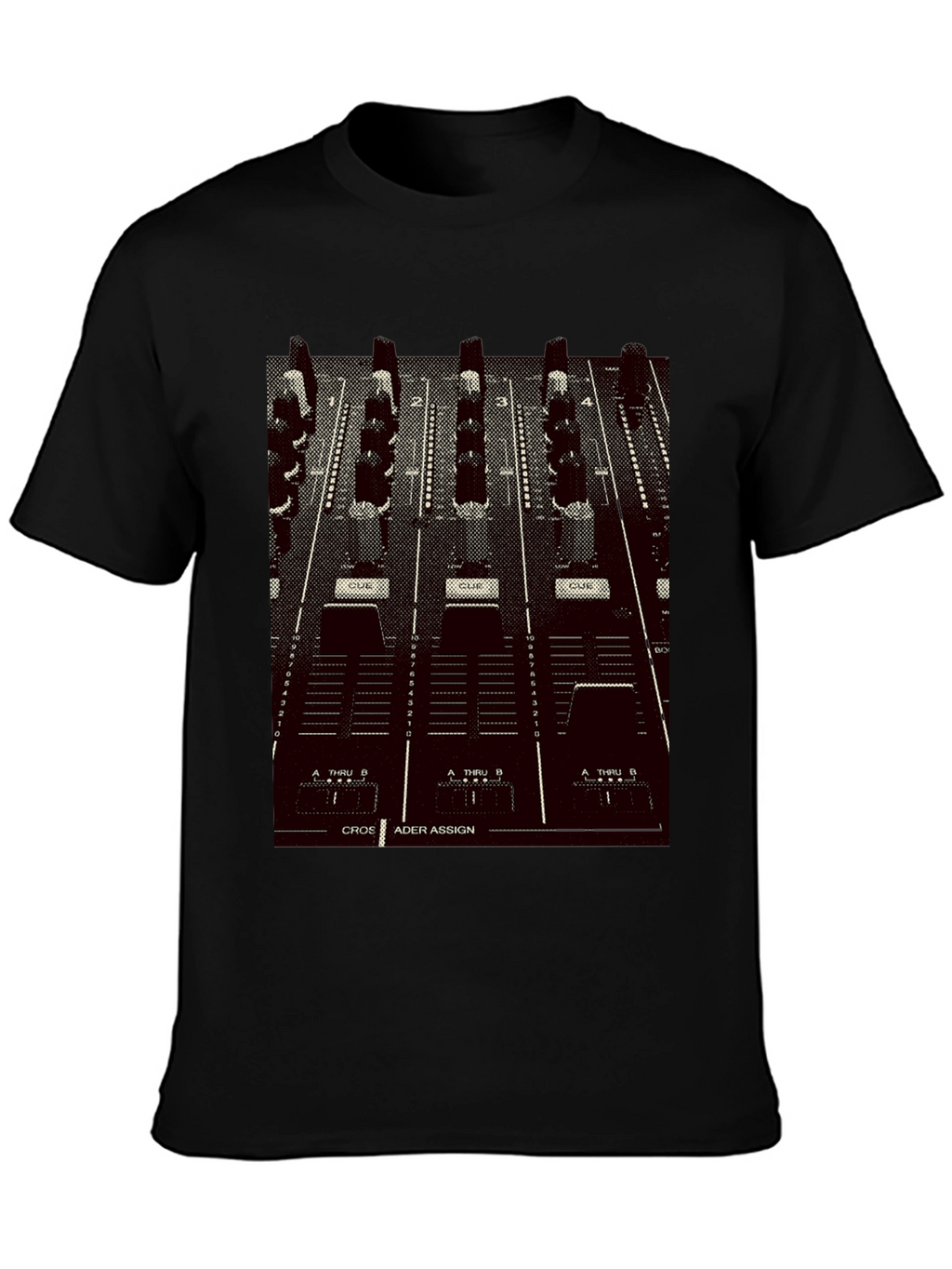 DJ Mixer Graphic Tee - Black