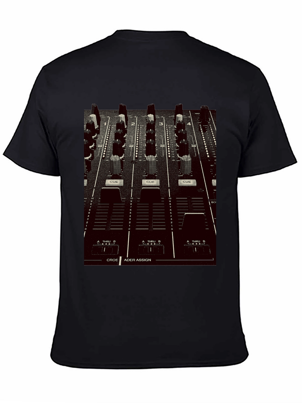 DJ Mixer Graphic Tee - Black