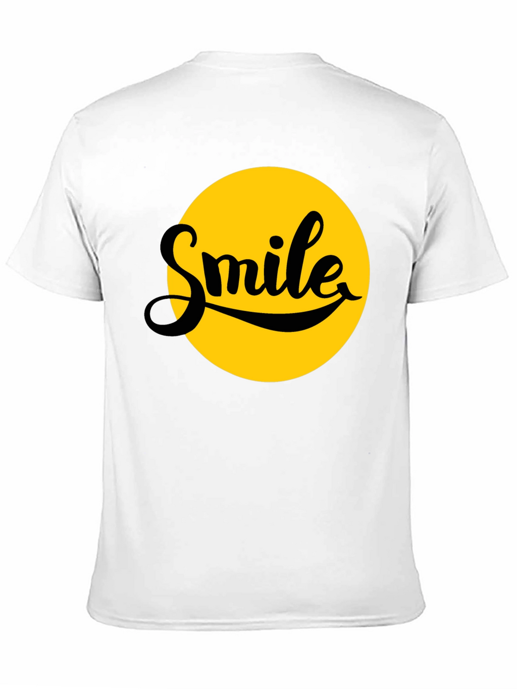Smile Graphic T-Shirt - Black - Soft Cotton