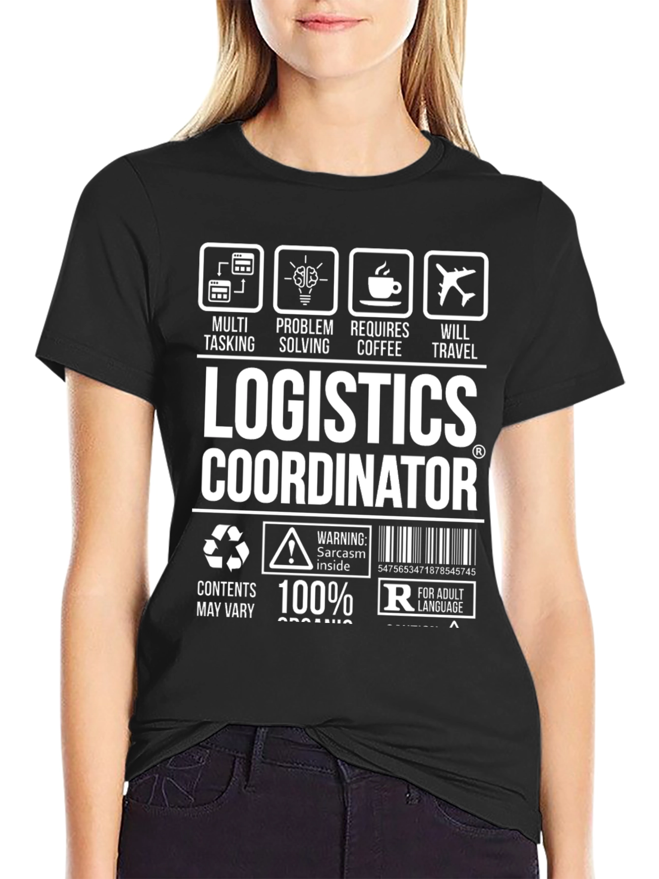 Logistics Coordinator Graphic Tee - Multi-Tasking & Travel Ready
