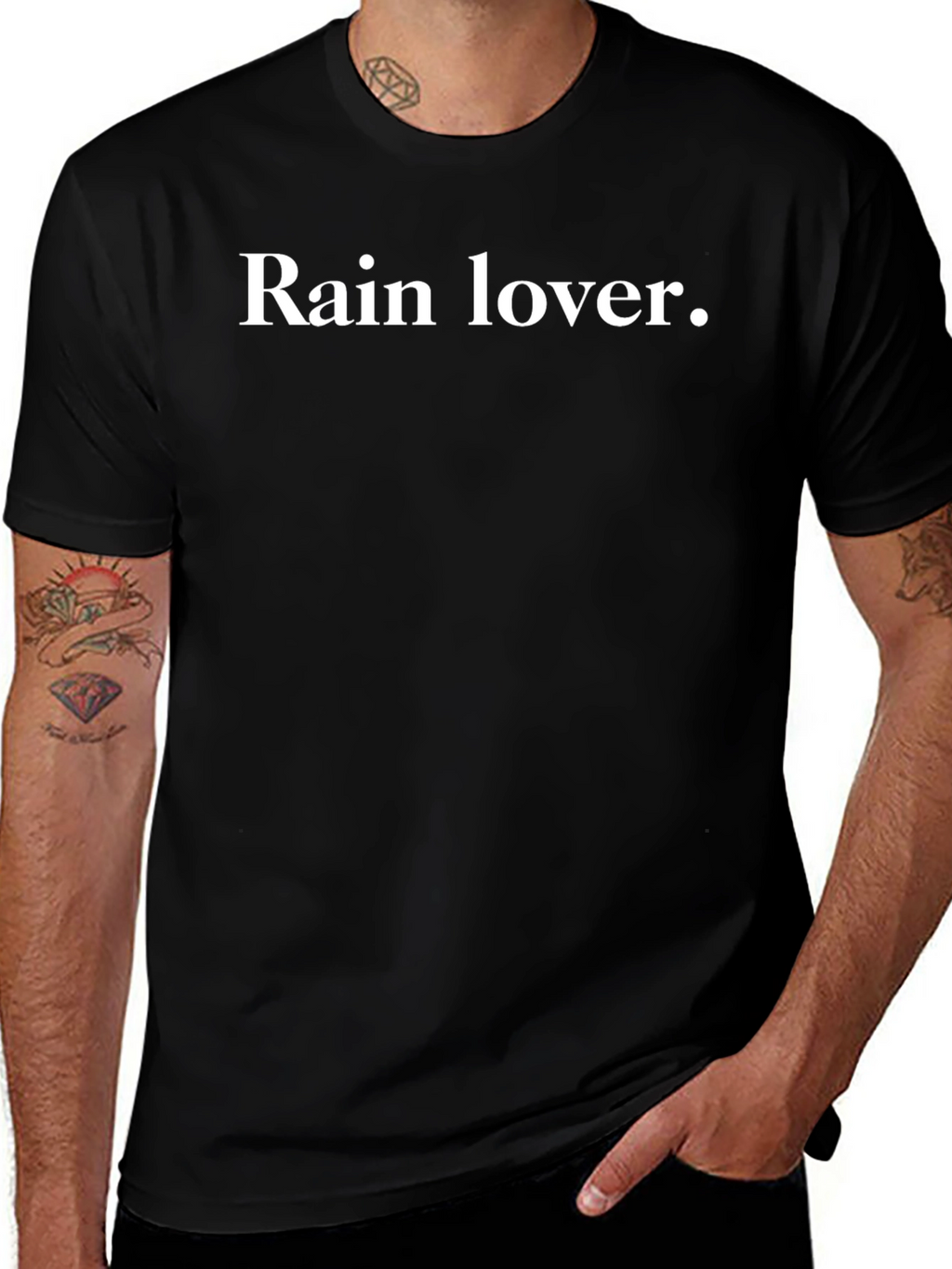 Rain Lover Black T-Shirt