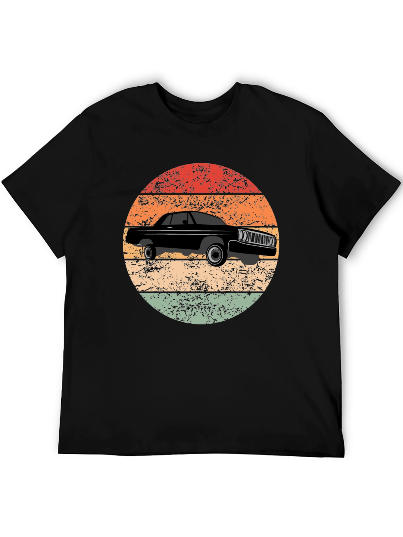 Retro Car T-Shirt Vintage Style Design Tee