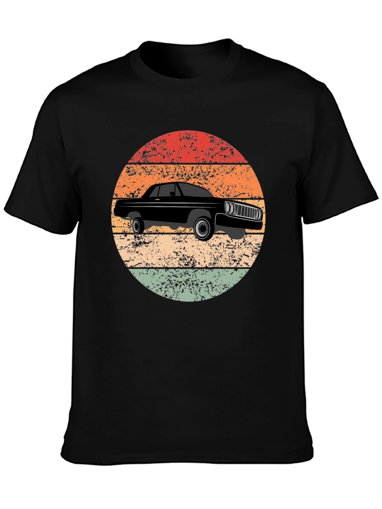 Retro Car T-Shirt Vintage Style Design Tee