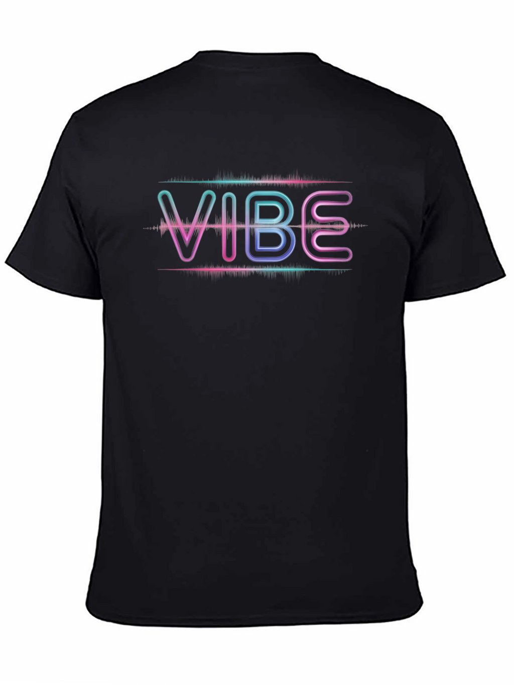 Vibe Graphic Black T-Shirt