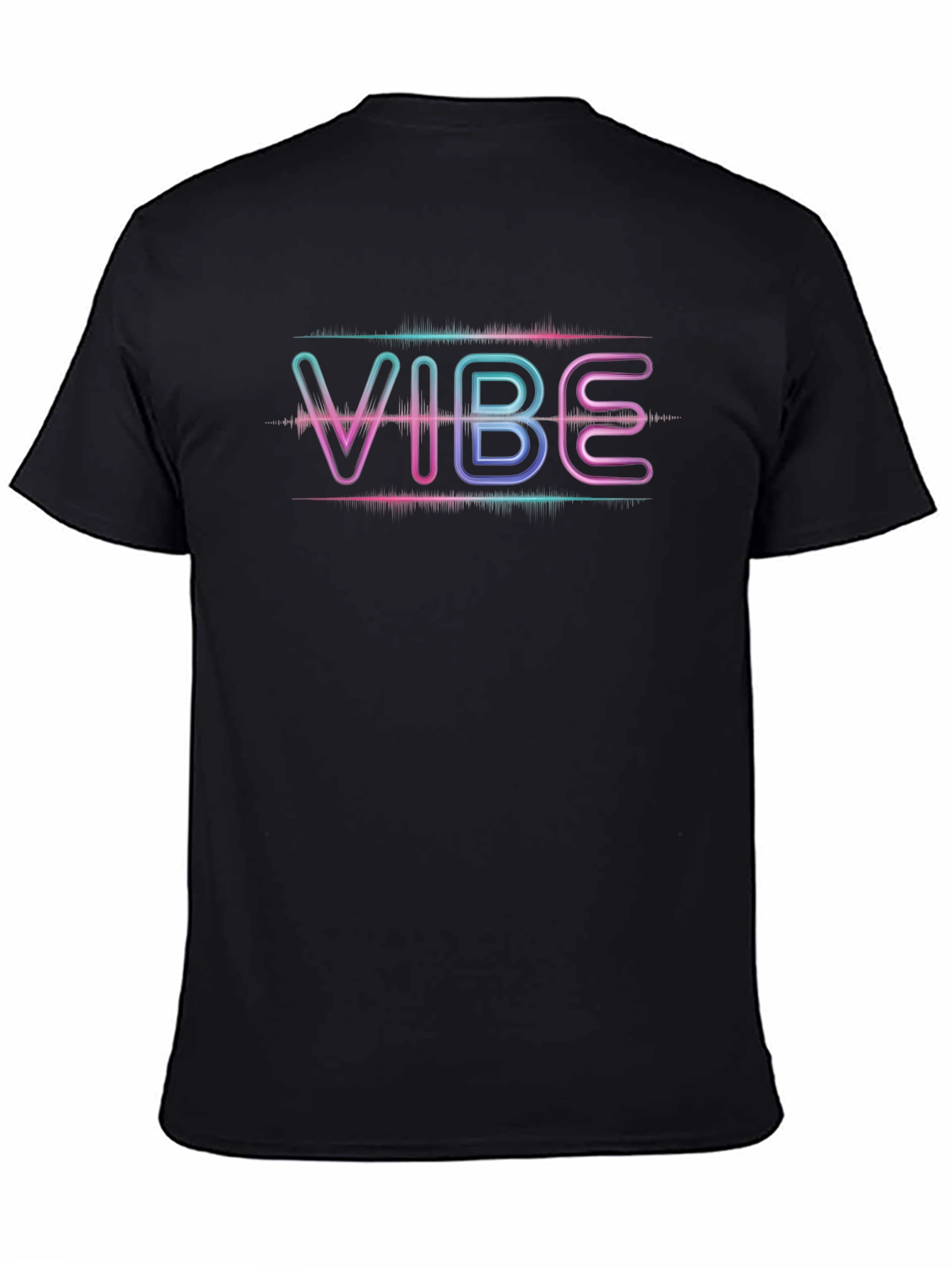 Vibe Graphic Black T-Shirt