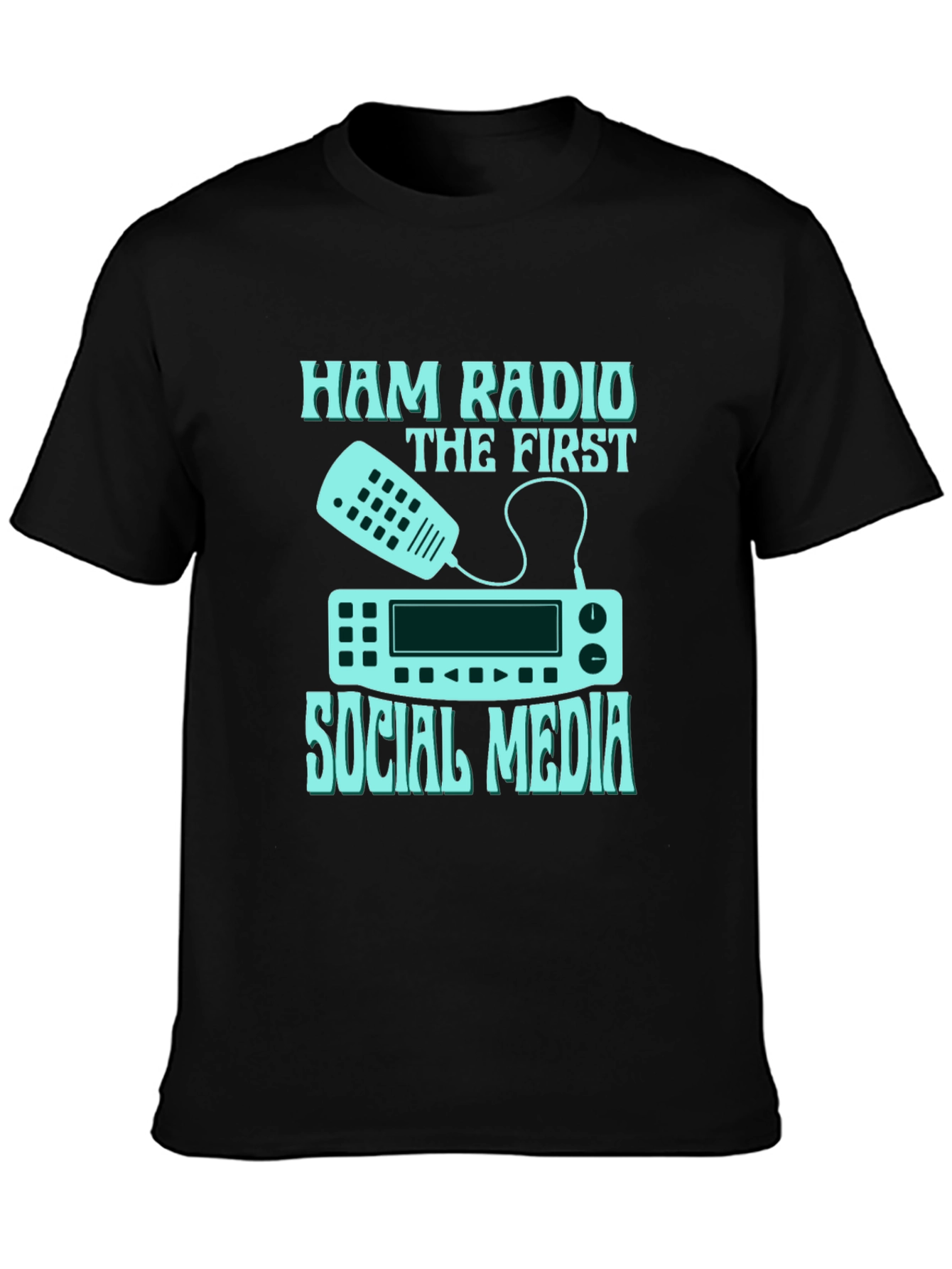 Ham Radio Social Media T-Shirt