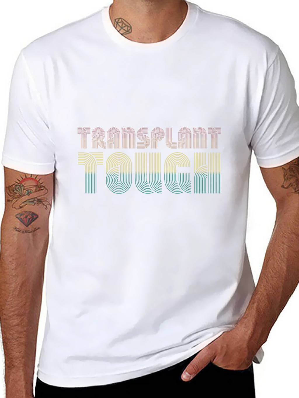 Transplant Tough Graphic T-Shirt - Black Cotton Tee