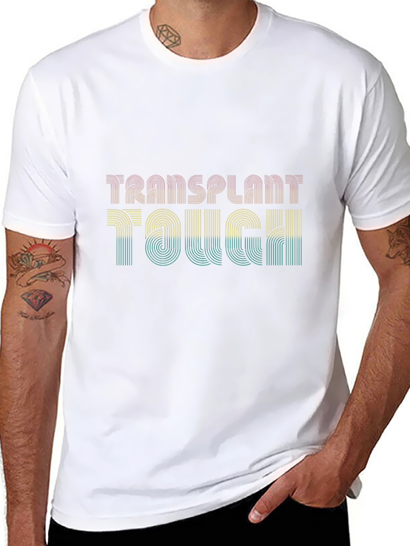 Transplant Tough Graphic T-Shirt - Black Cotton Tee
