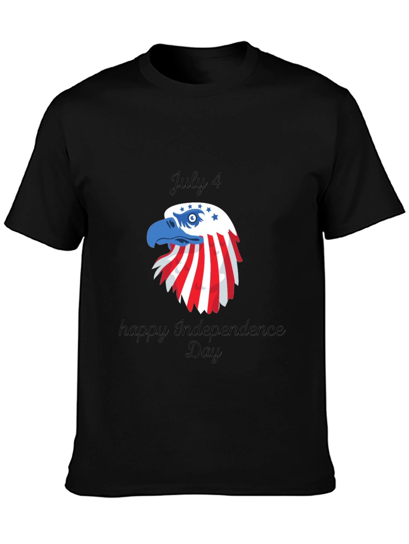 Patriotic Eagle July 4th Independence Day Tee